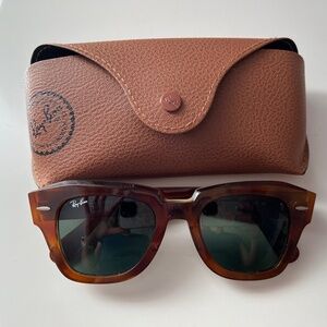 Ray Ban State Street Sunglasses in Tortoise Shell